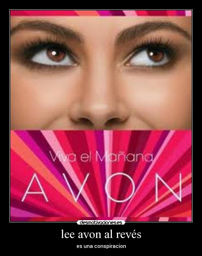 lee avon al revés - es una conspiracion