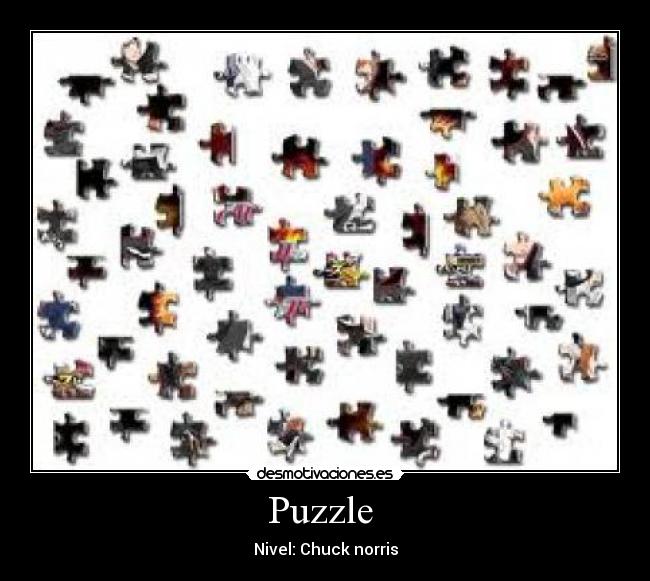 carteles puzzle desmotivaciones