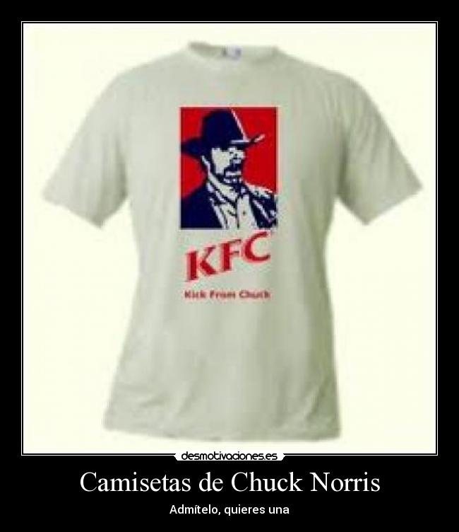 Camisetas de Chuck Norris -