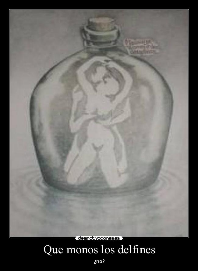 Que monos los delfines - ¿no?