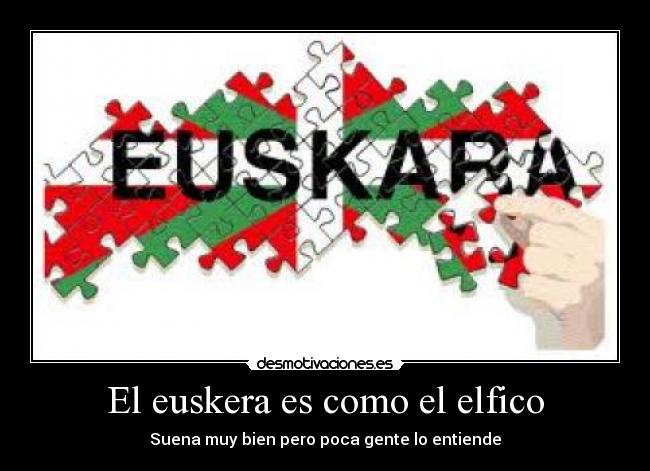 El euskera es como el elfico - 