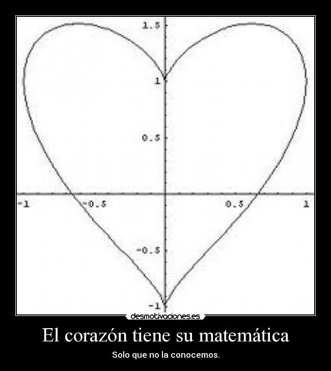 El corazón tiene su matemática - 