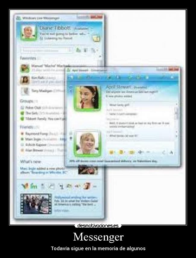 Messenger - Todavía sigue en la memoria de algunos