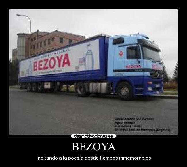 BEZOYA - Incitando a la poesía desde tiempos inmemorables