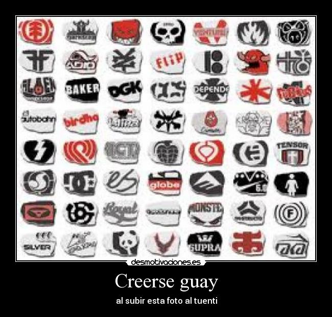 Creerse guay - al subir esta foto al tuenti