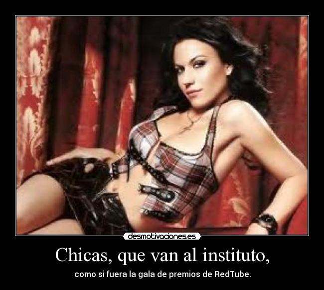 Chicas, que van al instituto, - 