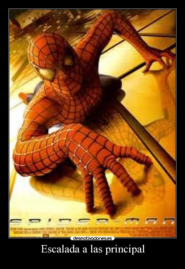 Escalada a las principal -