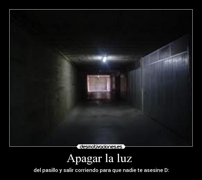 Apagar la luz  - 