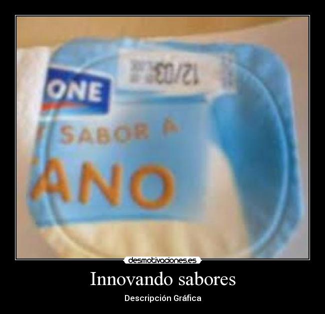 Innovando sabores -