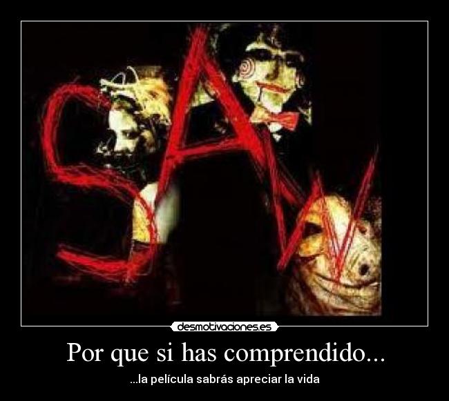 Por que si has comprendido... -