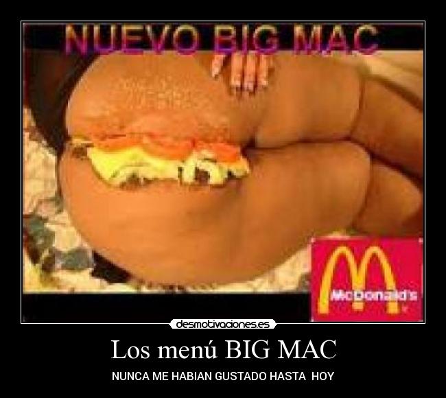 Los menú BIG MAC -