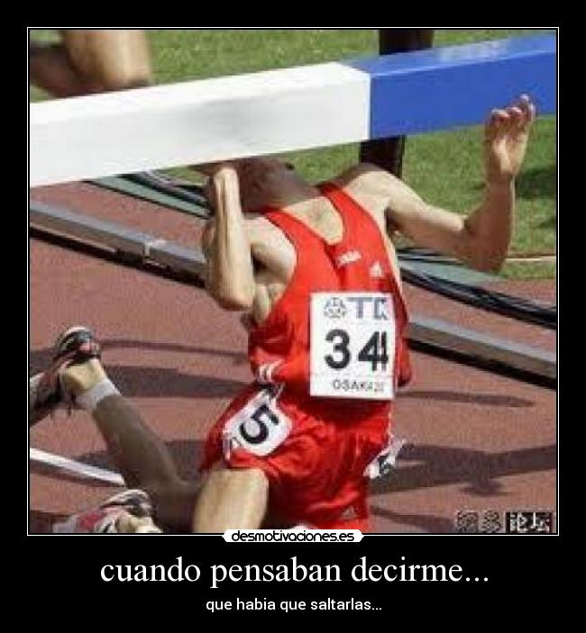 cuando pensaban decirme... - 