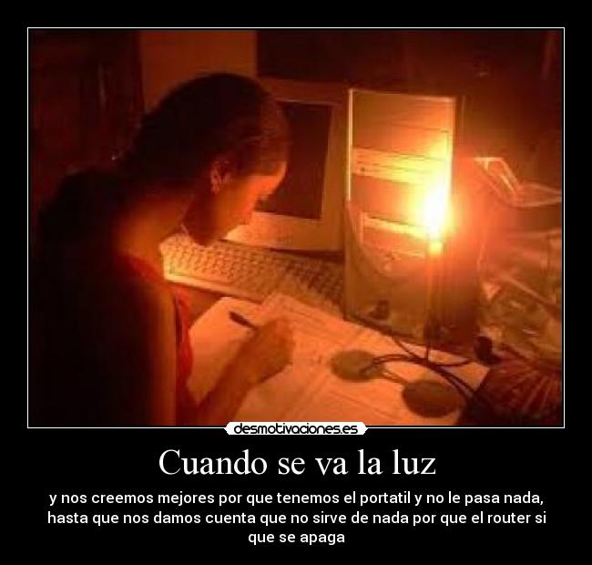 Cuando se va la luz - 
