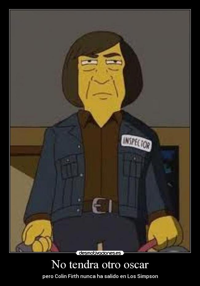 No tendra otro oscar - 