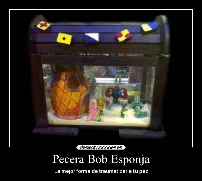 Pecera Bob Esponja -
