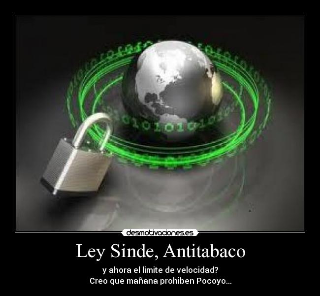 Ley Sinde, Antitabaco - 