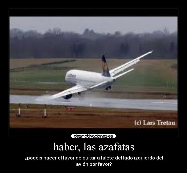 haber, las azafatas - 