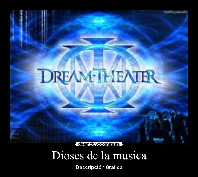 Dioses de la musica - Descripción Grafica