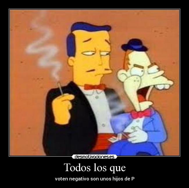 carteles simpsons gabbo desmotivaciones