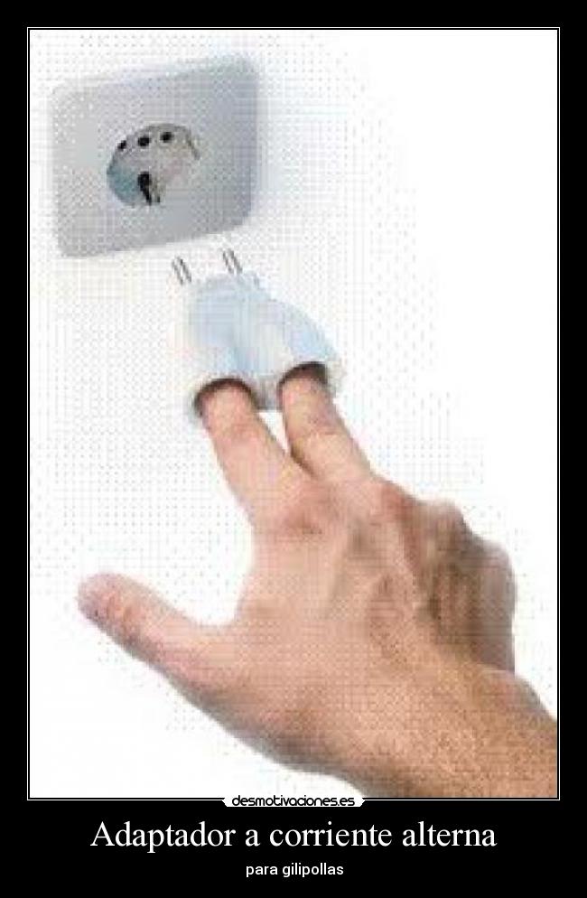 Adaptador a corriente alterna - para gilipollas