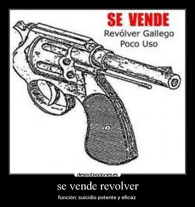 se vende revolver - 