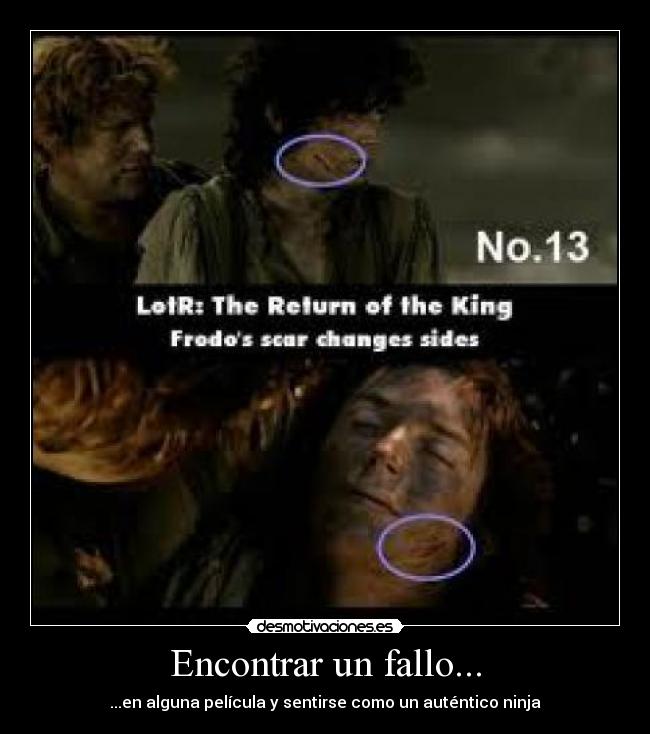 Encontrar un fallo... -