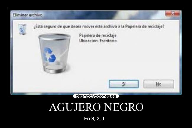 AGUJERO NEGRO - En 3, 2, 1...