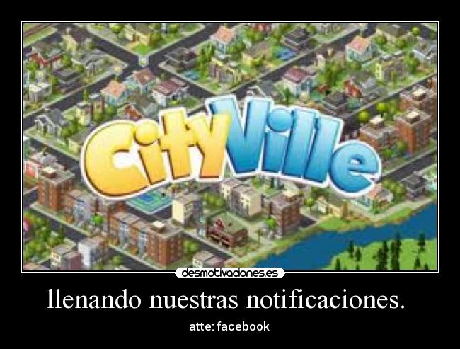 llenando nuestras notificaciones. - atte: facebook