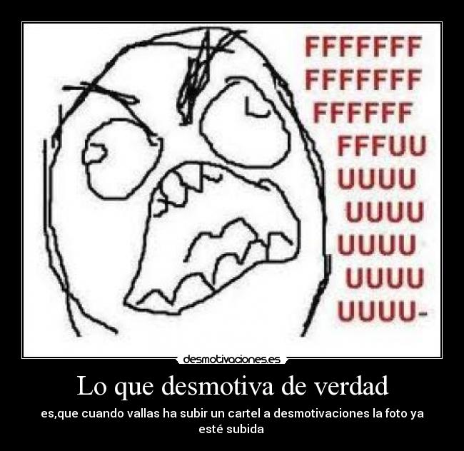 Lo que desmotiva de verdad -