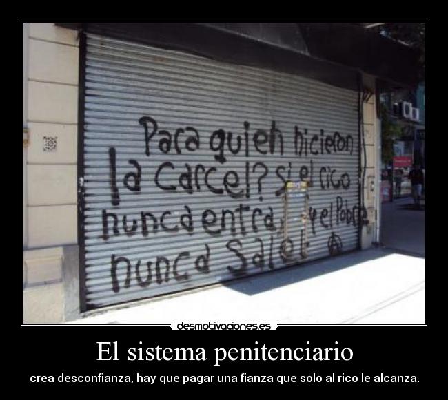 El sistema penitenciario -