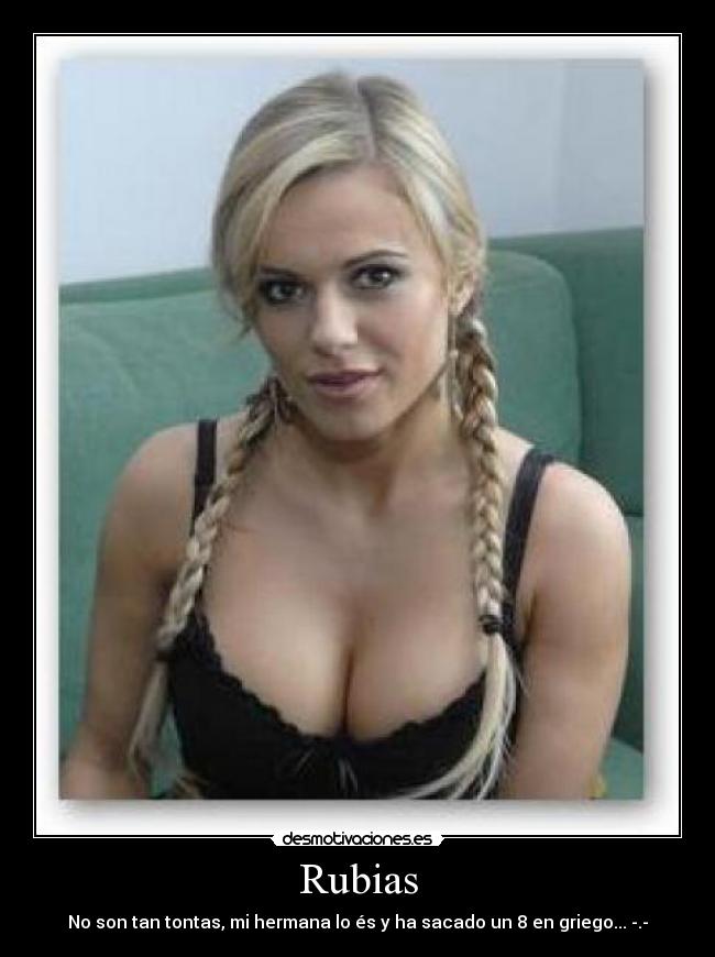 carteles rubias desmotivaciones