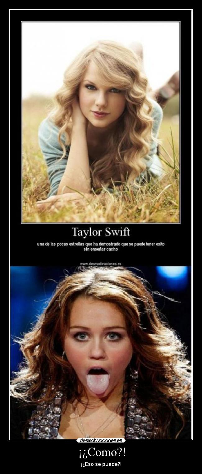 carteles hannah montana taylor swift desmotivaciones