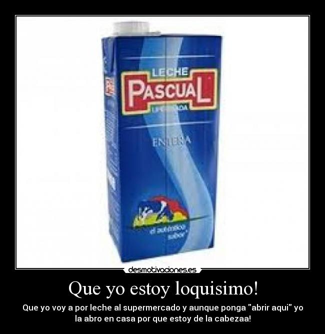 Que yo estoy loquisimo! - 