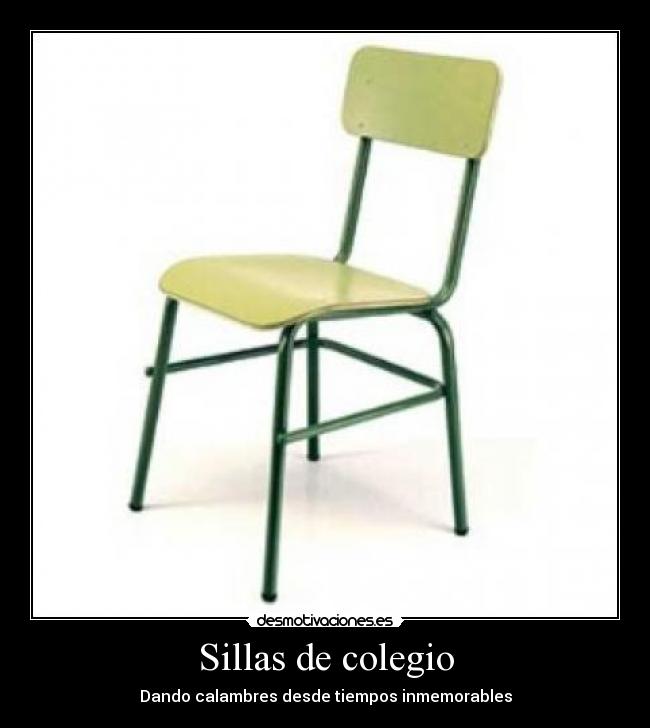 Sillas de colegio - 