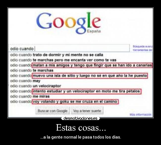 Estas cosas... - 