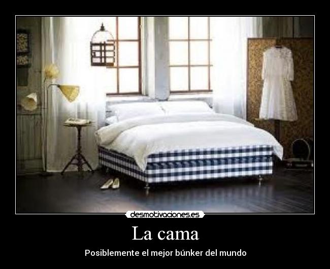 La cama - Posiblemente el mejor búnker del mundo