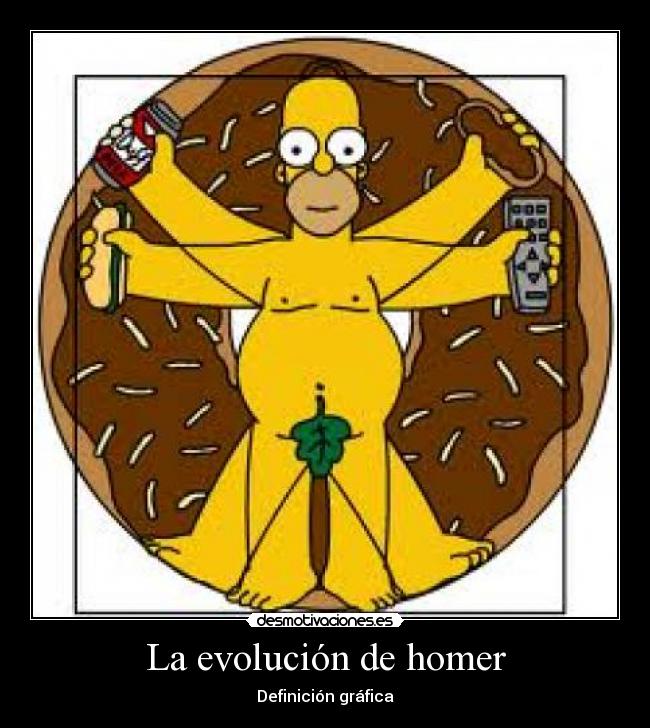 La evolución de homer - Definición gráfica