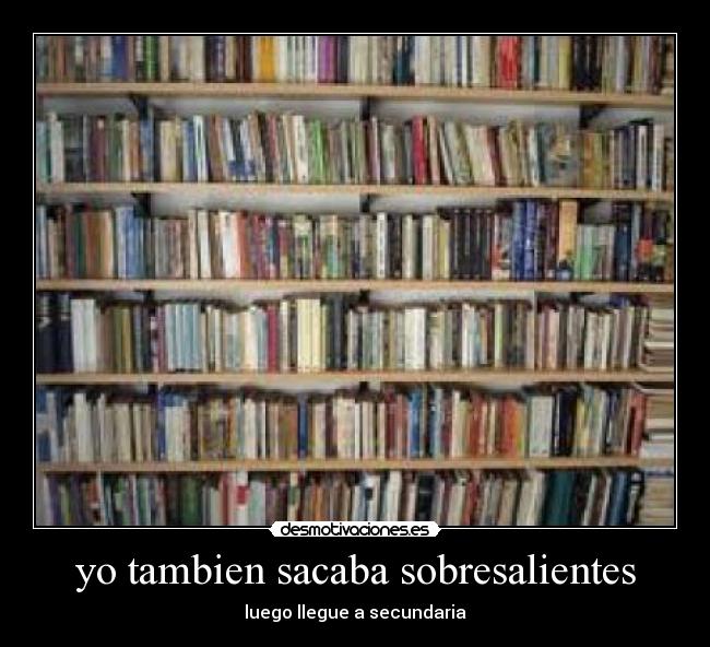 carteles libros secundaria desmotivaciones