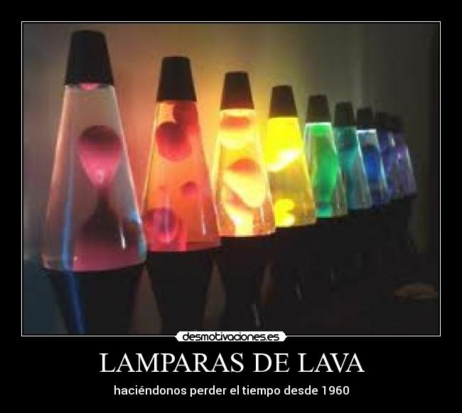 LAMPARAS DE LAVA -
