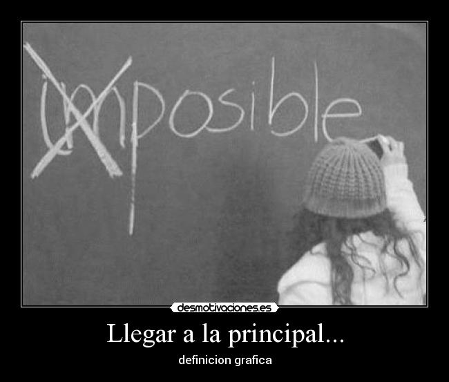 carteles imposible desmotivaciones