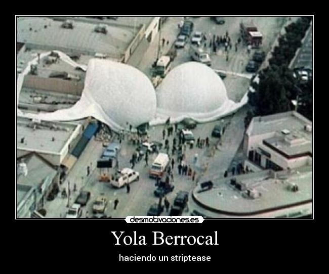 Yola Berrocal - haciendo un striptease