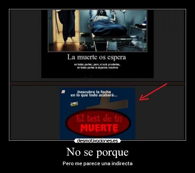 No se porque - Pero me parece una indirecta