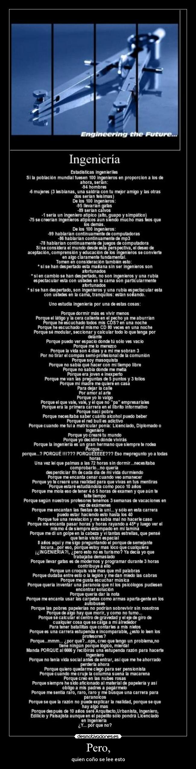 Pero, - quien coño se lee esto