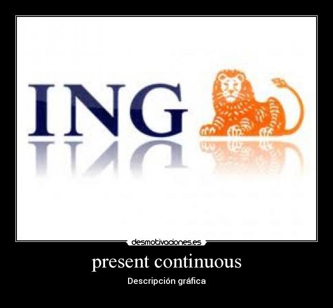 present continuous - 