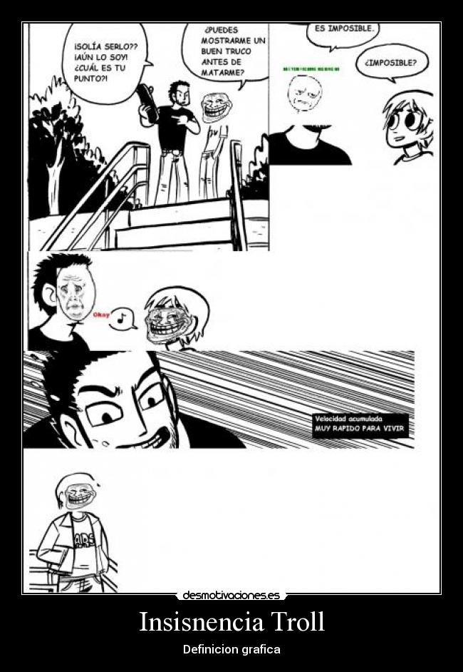Insisnencia Troll - Definicion grafica