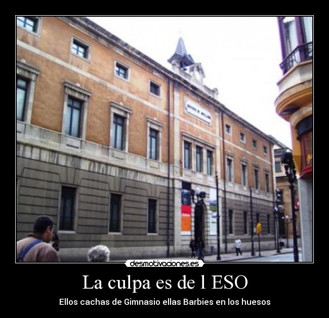 La culpa es de l ESO - Ellos cachas de Gimnasio ellas Barbies en los huesos