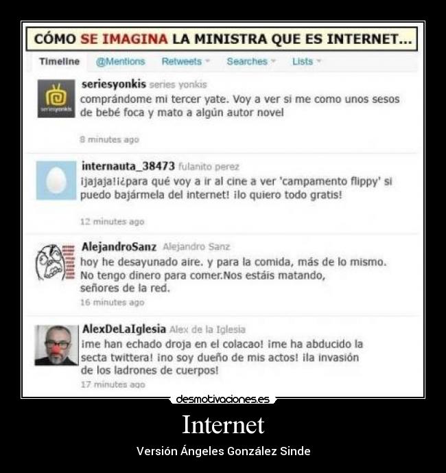 Internet - Versión Ángeles González Sinde