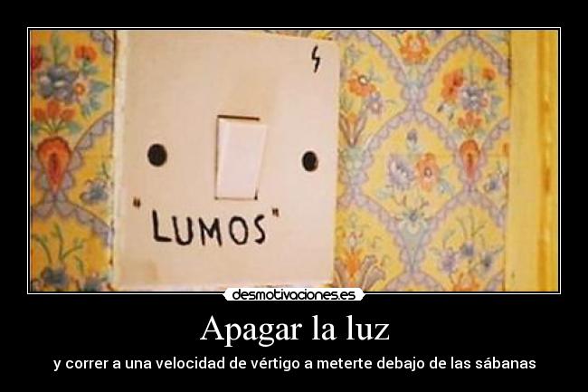 Apagar la luz -