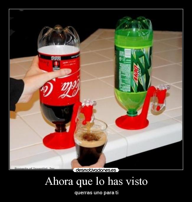 Ahora que lo has visto -