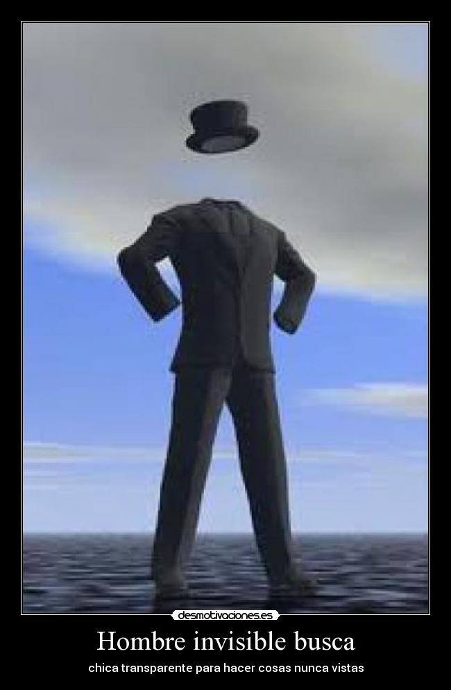 Hombre invisible busca - 
